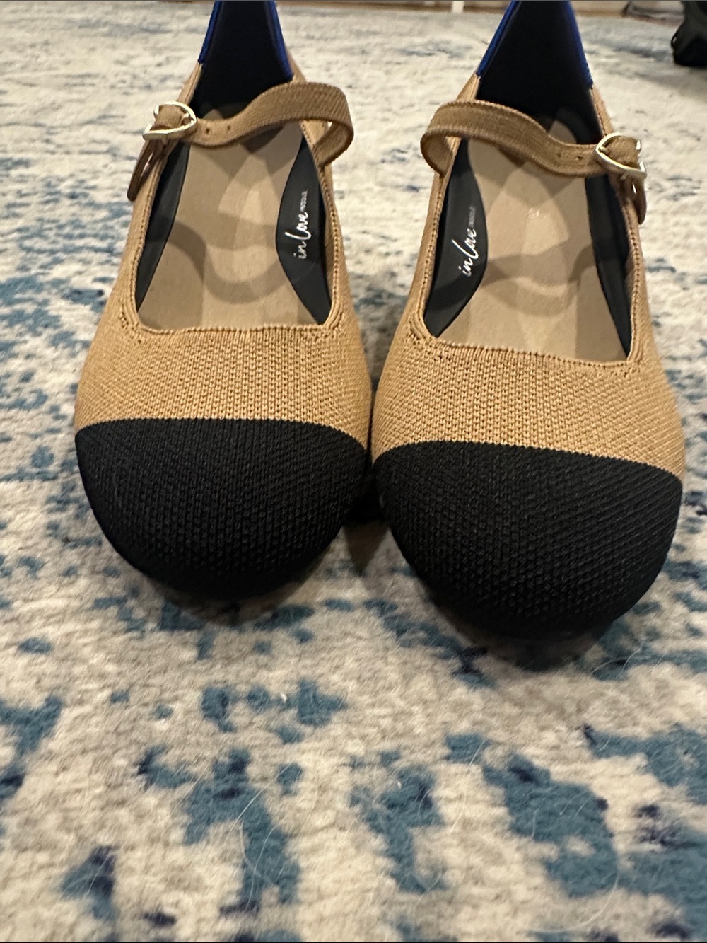 NWT Rothy's Mary Jane Heel in Wren Cap Toe - Picture 4 of 6